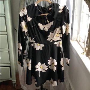 Long Sleeve floral print dress